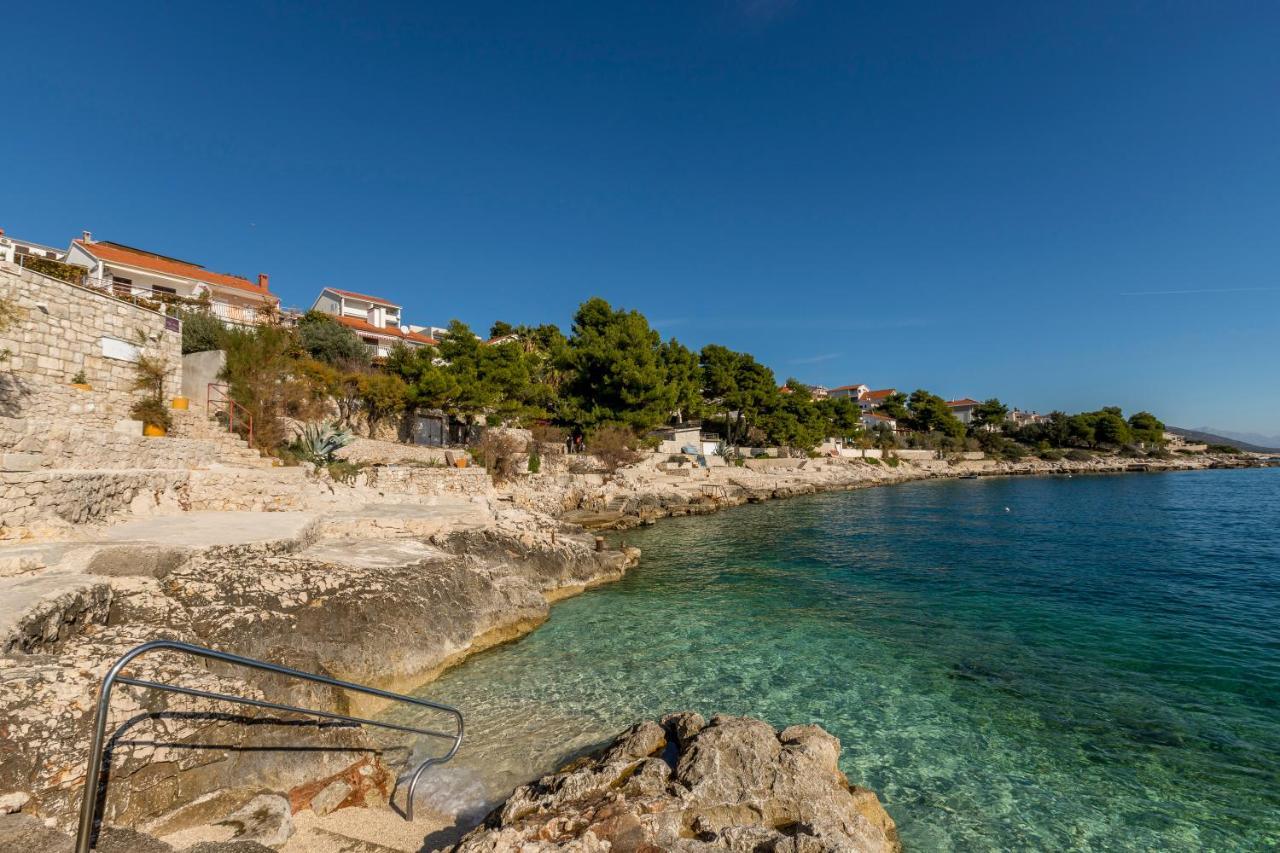 Apart Sa Terasom 250M Od Plaze,Parking,Wi Fi,Rostilj Τρογκίρ Εξωτερικό φωτογραφία