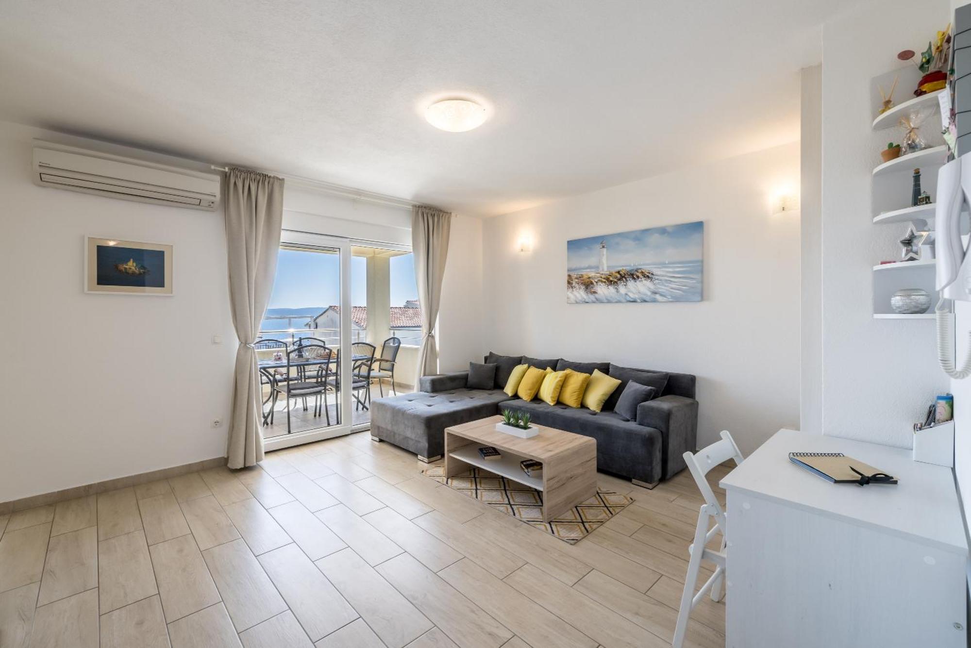 Apart Sa Terasom 250M Od Plaze,Parking,Wi Fi,Rostilj Τρογκίρ Εξωτερικό φωτογραφία