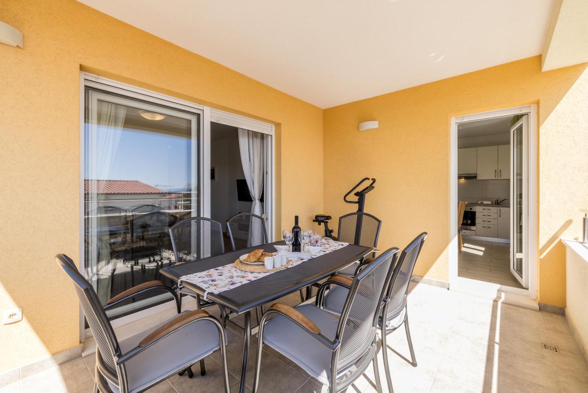 Apart Sa Terasom 250M Od Plaze,Parking,Wi Fi,Rostilj Τρογκίρ Εξωτερικό φωτογραφία