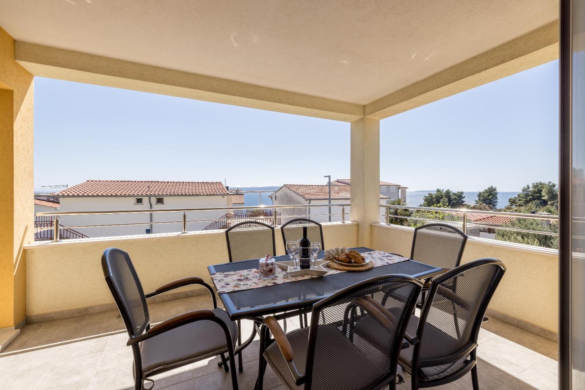 Apart Sa Terasom 250M Od Plaze,Parking,Wi Fi,Rostilj Τρογκίρ Εξωτερικό φωτογραφία
